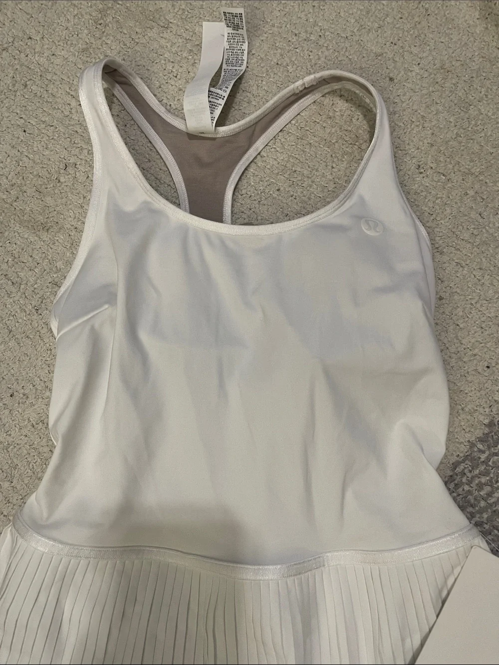 NWT- Lululemon - Scoop Neck Pleated Tennis Dress - 2
